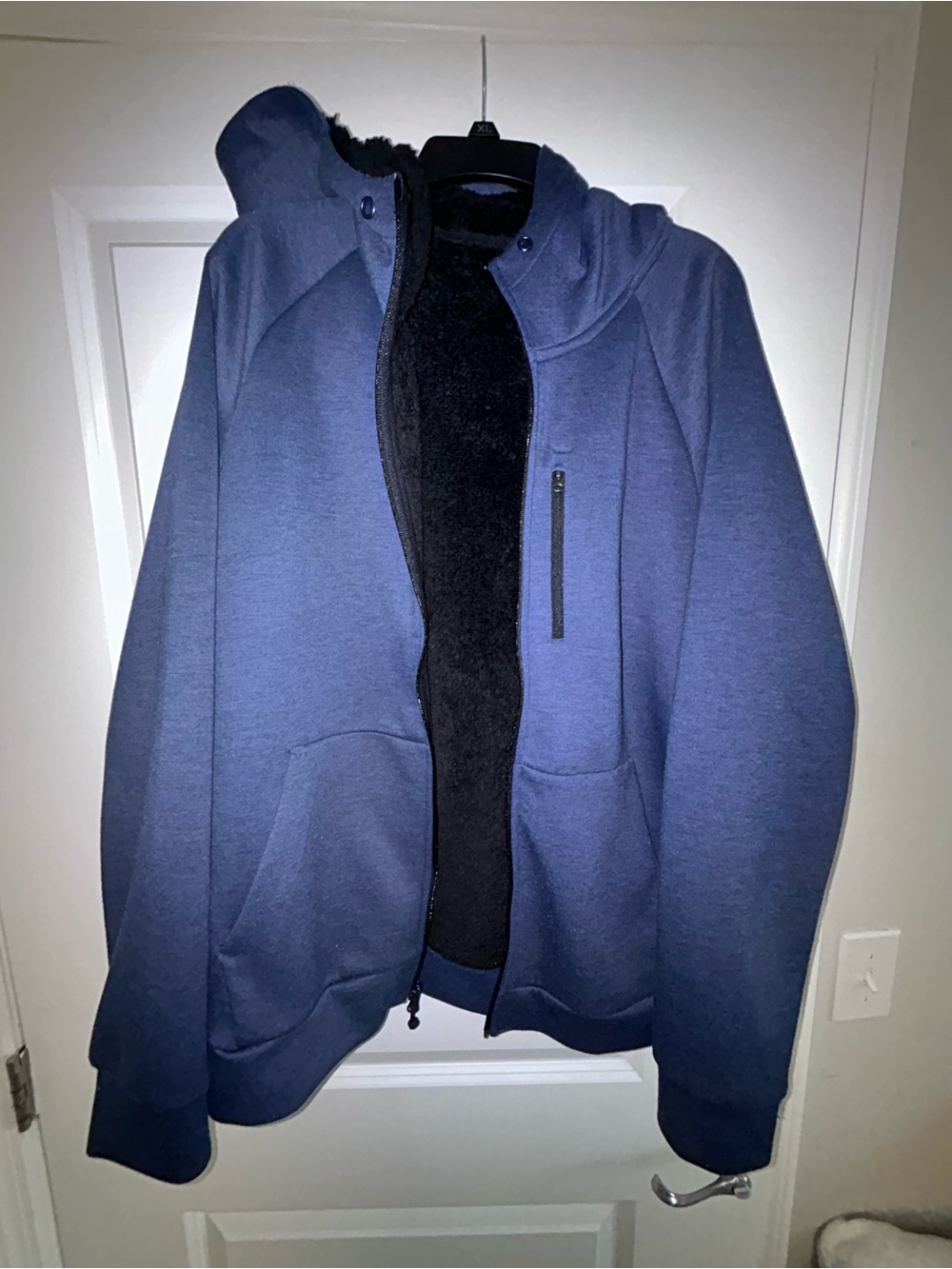 Men's Navy Hooded Jacket